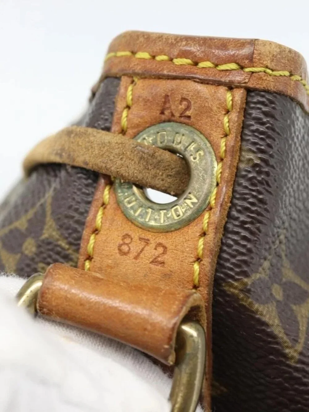 LOUIS VUITTON Monogram Petit Noe Shoulder Bag M42226 LV Auth BA13573